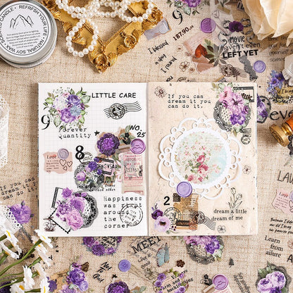 Flower falling bud net Sticker