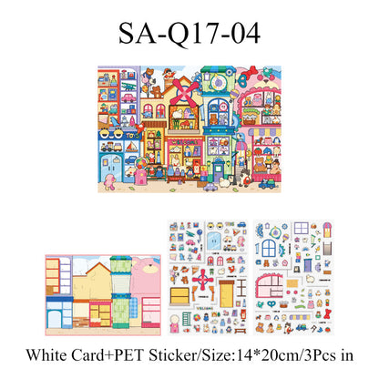 Fantasy World Park Series 3D Sticker