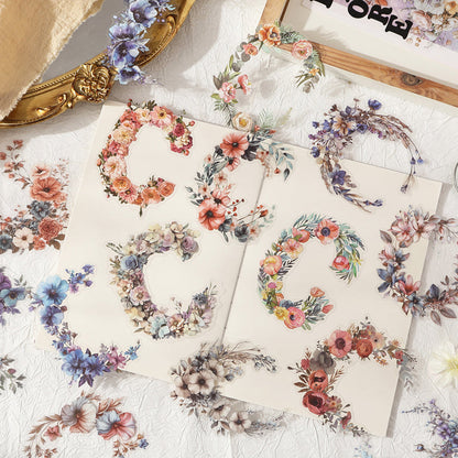 Retro Floral Sticker