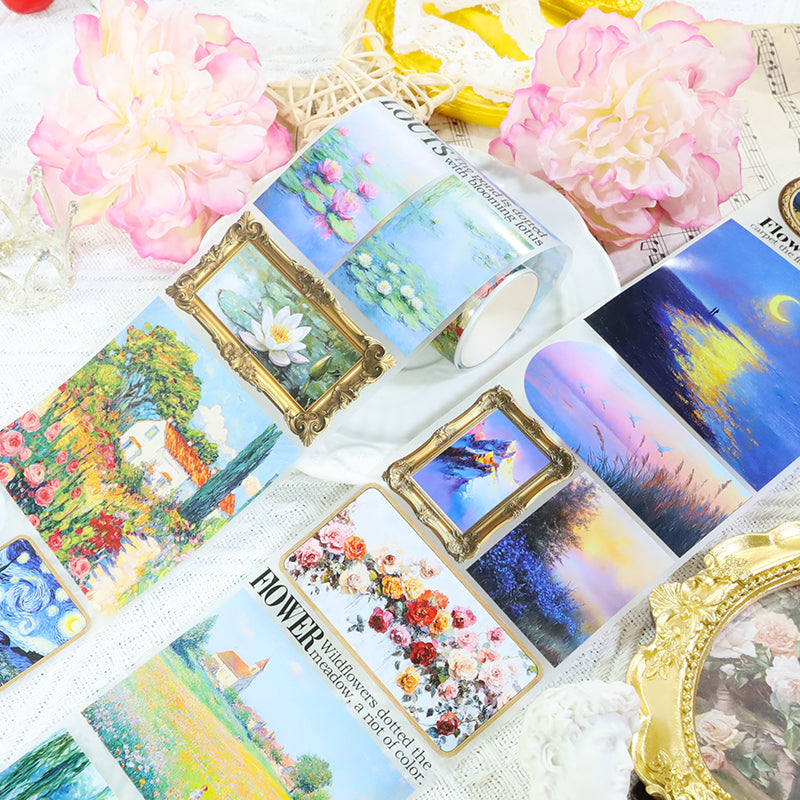 The eternity of instantaneity Fog PET Tape for journaling, scrapbooking and collage