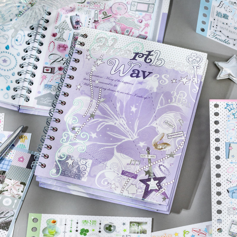 Dream Island Sequel Series Sticker Book featuring dream, book, and island designs for journaling, scrapbooking and collage