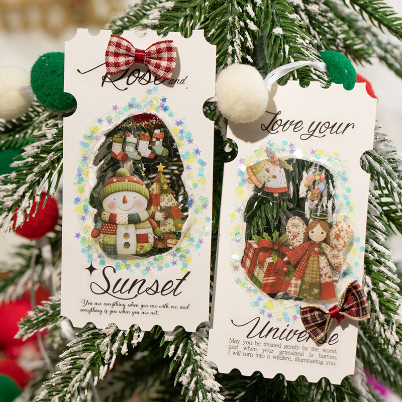 Christmas Wish Granting Series Sticker for journaling, scrapbooking and collage
