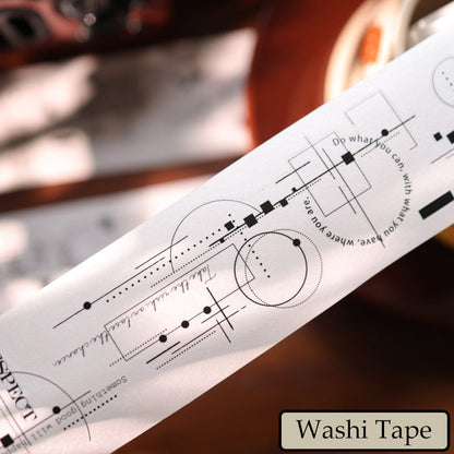 Whole Roll 4.5cm*3m Grid Lines Die Cutting Washi/PET Tape