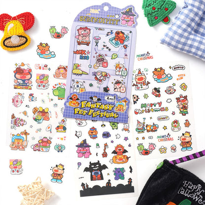 Fantasy World Series Sticker featuring fantasy designs for journaling, scrapbooking and collage