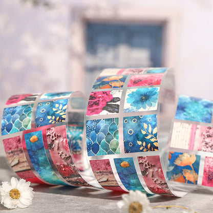Flowing Oasis series Die Cutting PET Tape for journaling, scrapbooking and collage