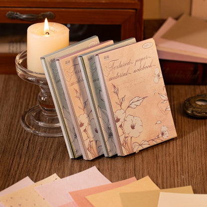 Retro Basic Planner Material Book 50Pcs Material Book