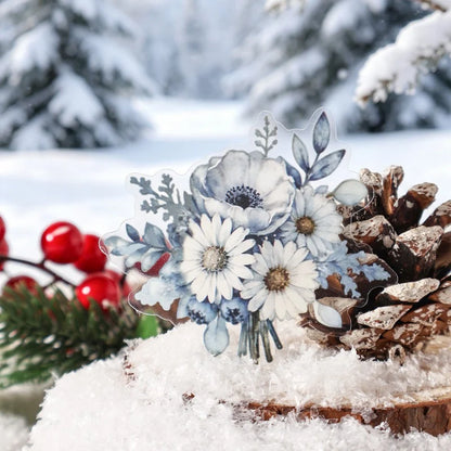 Winter Rose Flutter Sticker Pack