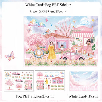 Flower Path Fantasy Journey Sticker Book
