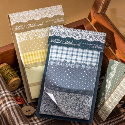 Floral Patchwork Lace Sticker Book