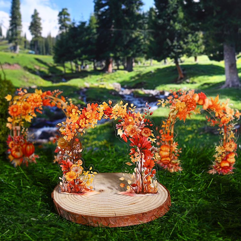 Floral Gate PET Window Sticker Pack