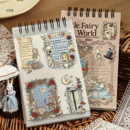 Little Fairy Tale World Series Sticker Book featuring fairy, tale, and book designs for journaling, scrapbooking and collage