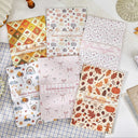 Blossom Pink Boughs Lightly Retro Textured Material Paper