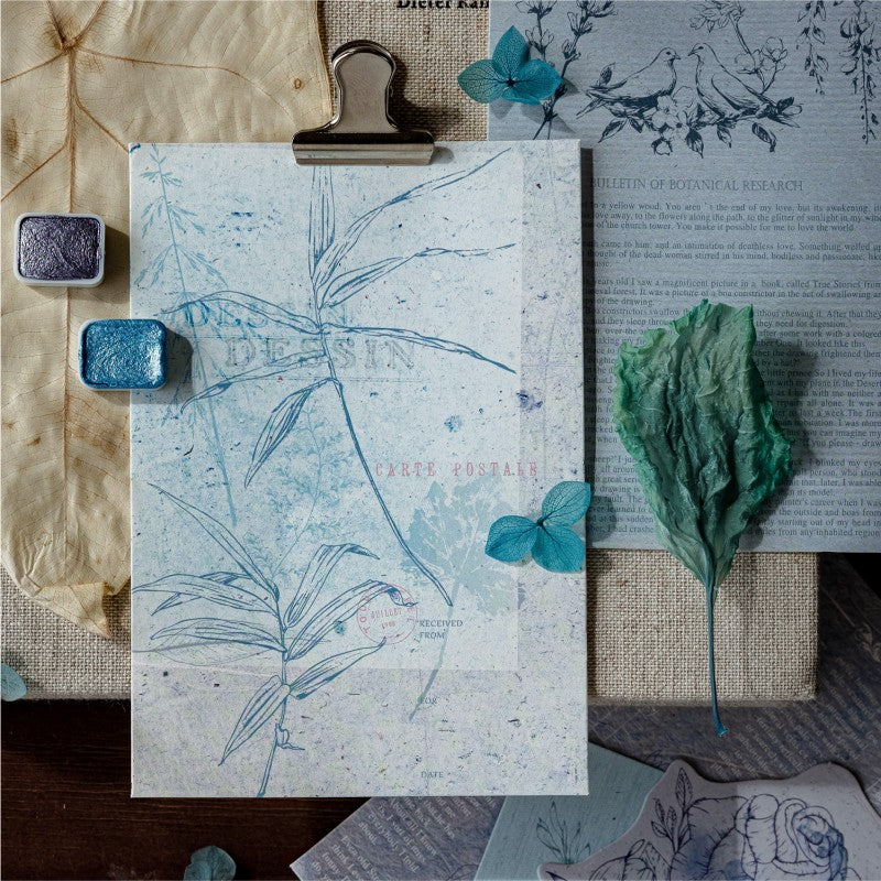 Old Color Catalog Material Paper