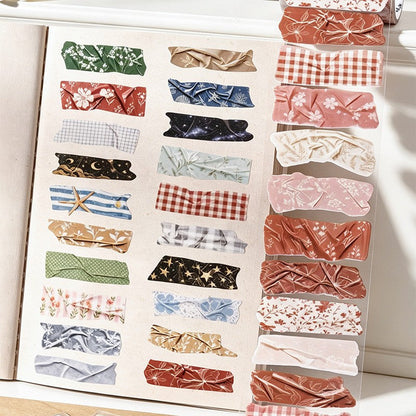 The Wrinkled Pages Series PET tape roll close-up