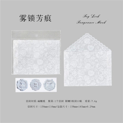 Lace Letter Envelope Set