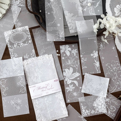 The Plain White Paper Corner Material Paper