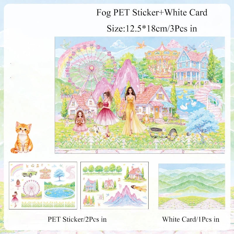 Flower Garden Tour Sticker Book