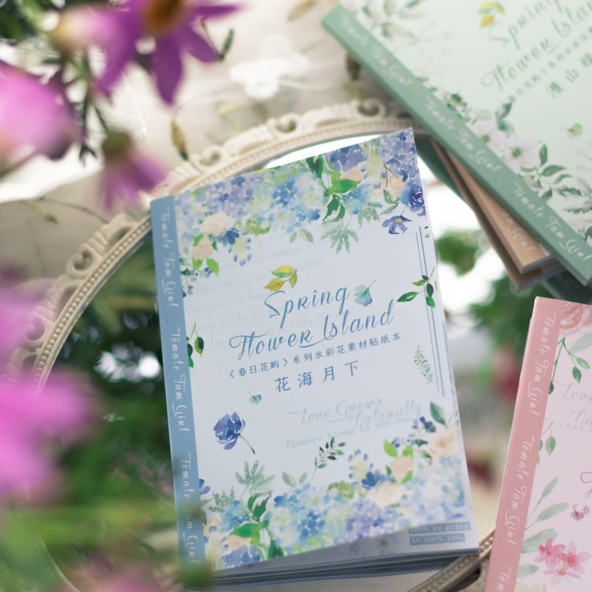 Spring Flower Island Sticker Book