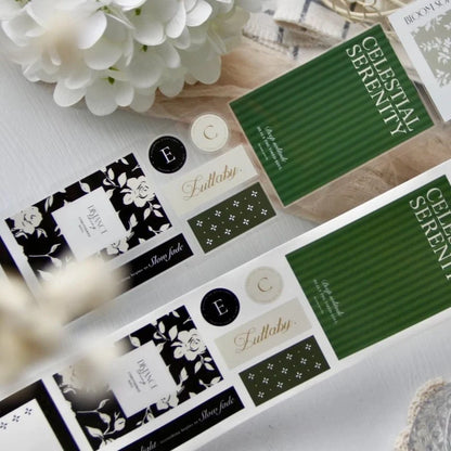 Paper Blossoms Messages PET & Washi Tape