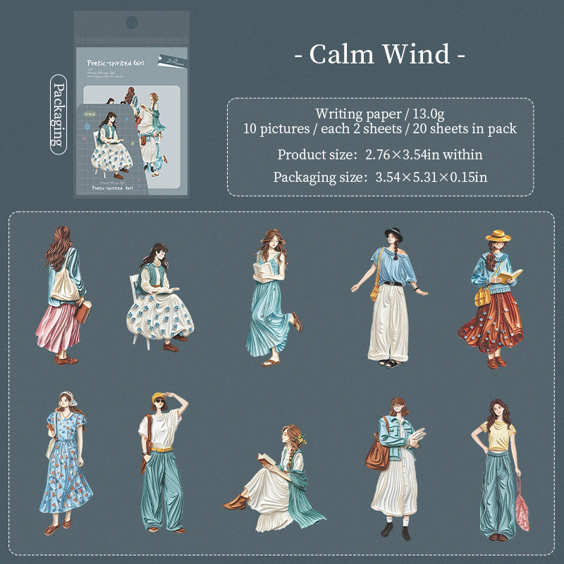 Poetic Girl Series Sticker