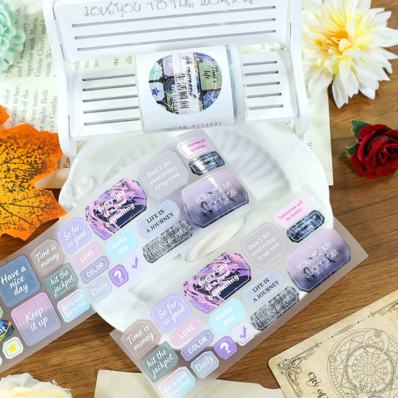 Moments of Life Die Cutting Fog PET Tape for journaling, scrapbooking and collage