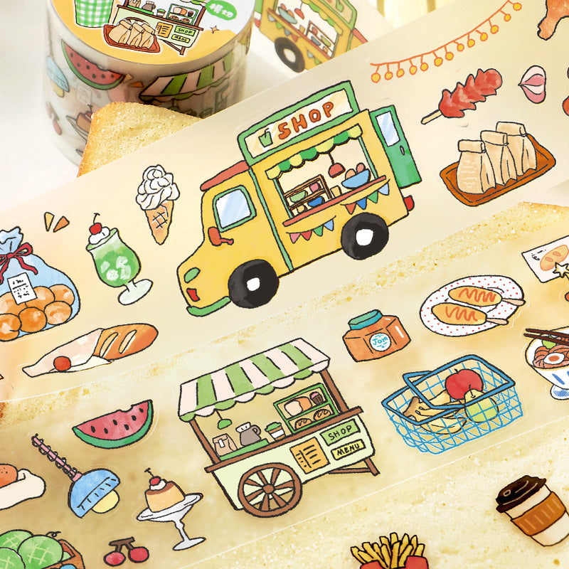 Happy Wanderer Chronicles Series Die Cutting Fog PET Tape