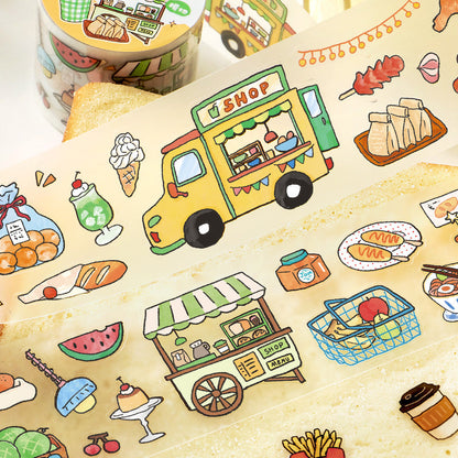 Happy Wanderer Chronicles Series Die Cutting Fog PET Tape