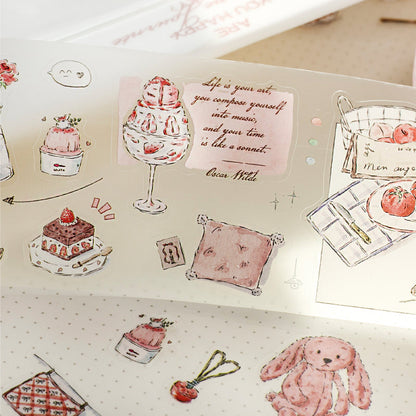 Four Seasons Day Series Die Cutting Fog PET Tape