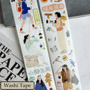 6cm*150cm Outdoor Fun Die Cutting Washi/PET/Fog PET Tape