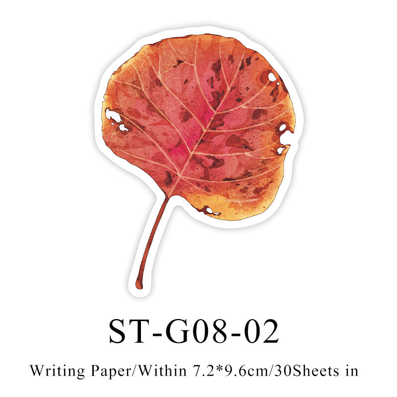 Leaf completed poem Sticker