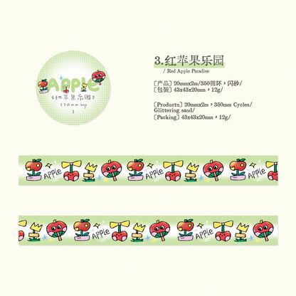 Penny Amusement Park Series Flash Sand Synthetic Paper Tape