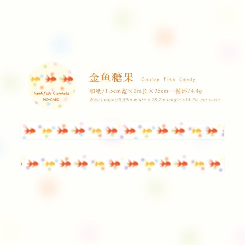 Little Fish Swim Fast Series Washi Tape
