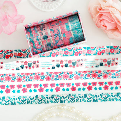 Chilin Flower Blooming Series PET Tape Set