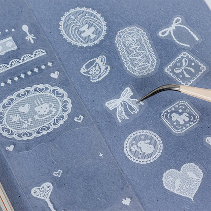 Fog Island Silk Series Die Cutting PET Tape featuring island designs for journaling, scrapbooking and collage