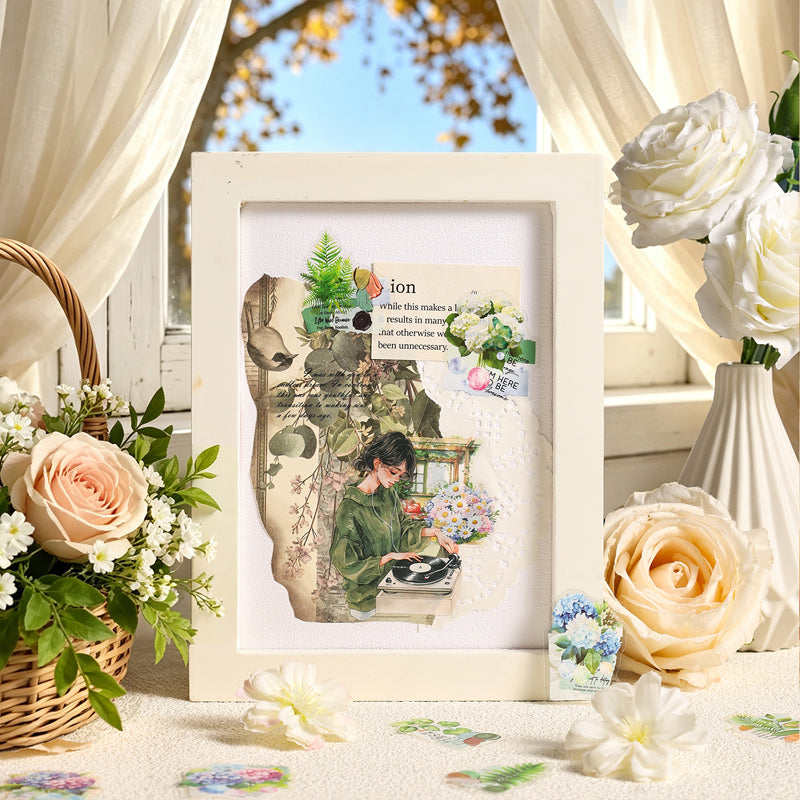 Soft Petal Fragrant Series Sticker for journaling, scrapbooking and collage