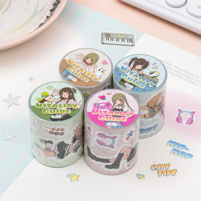 Vitality Guide Series Synthetic Paper Tape for journaling, scrapbooking and collage