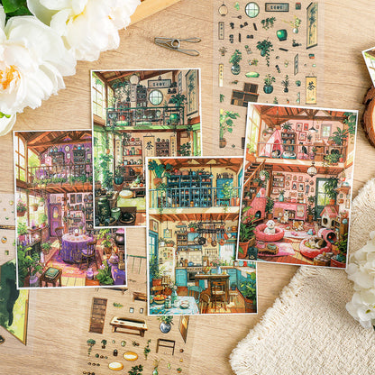 Quiet Gentle Narrative Series 3D Sticker for journaling, scrapbooking and collage