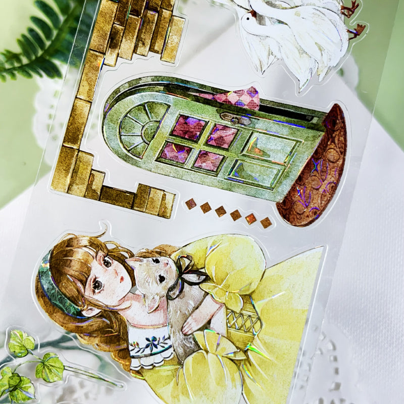 6cm*100cm Season Farm Die Cutting Shell Light PET Tape featuring sea, and light designs for journaling, scrapbooking and collage