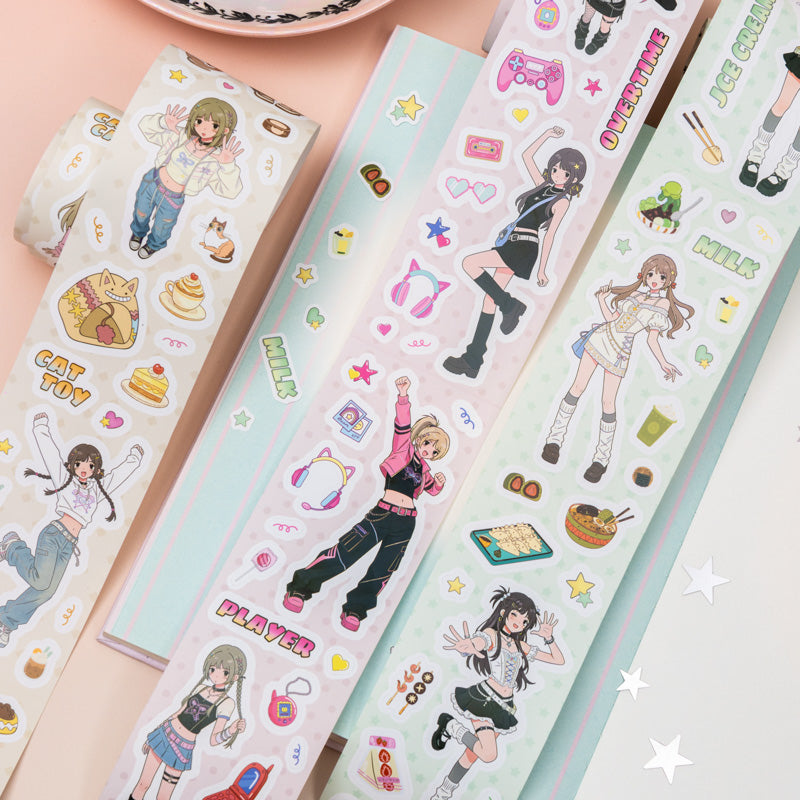 Vitality Guide Series Synthetic Paper Tape for journaling, scrapbooking and collage
