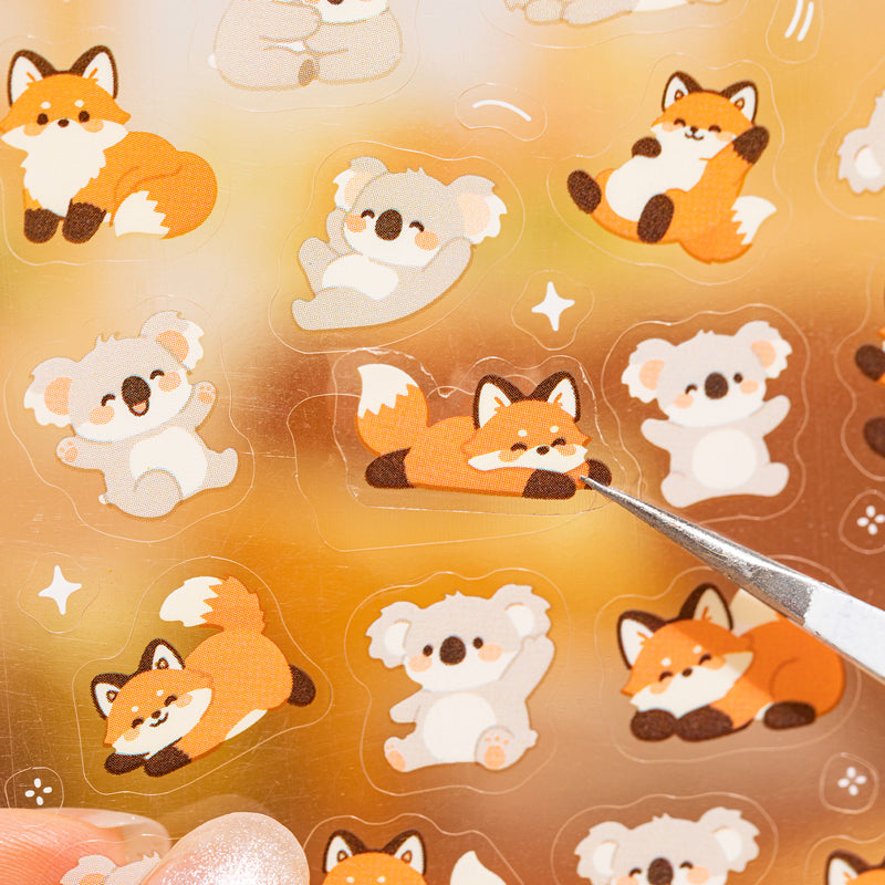Furry Files Series Sticker Book featuring book designs for journaling, scrapbooking and collage