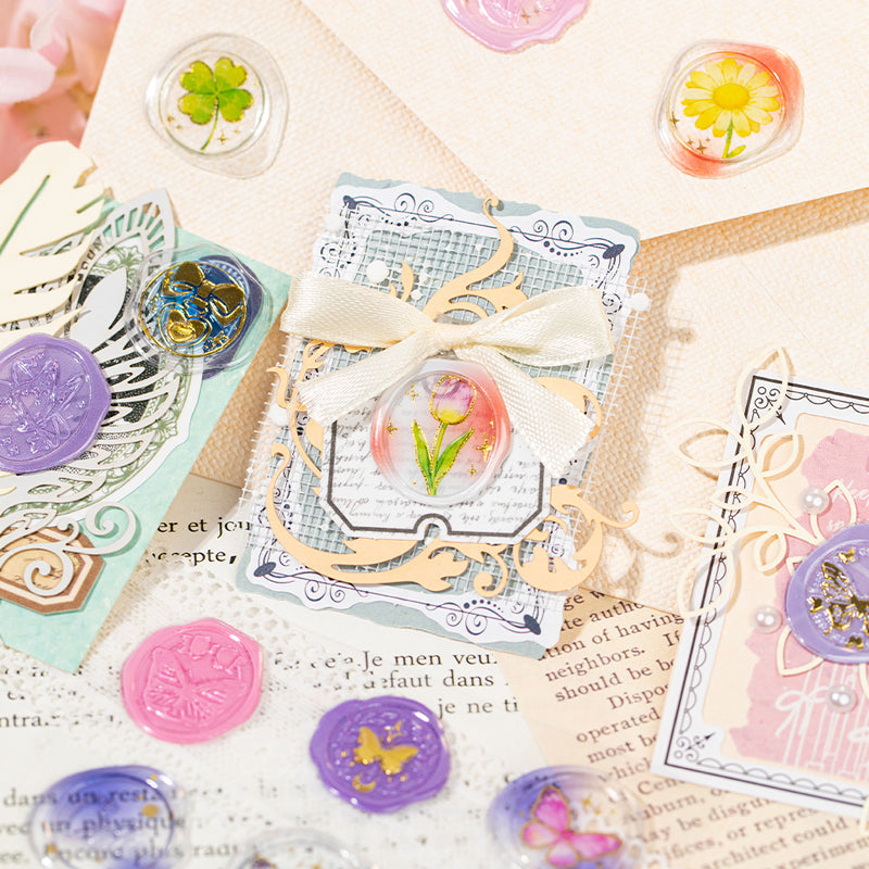 Classical Floral Sticker