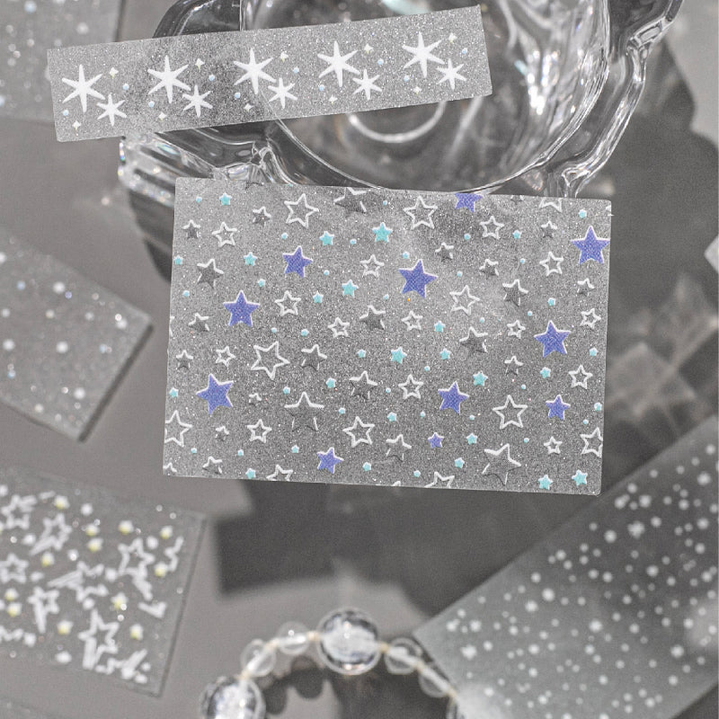 Dot Mark Series Die Cutting Flash Sand PET Tape