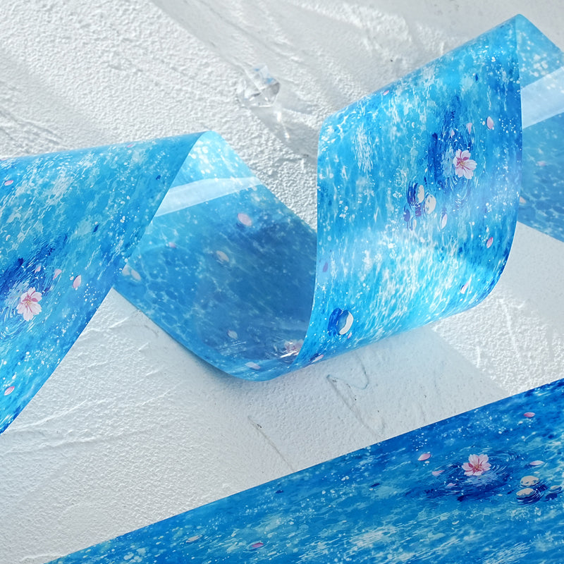 Clear Water Series PET Tape for journaling, scrapbooking and collage