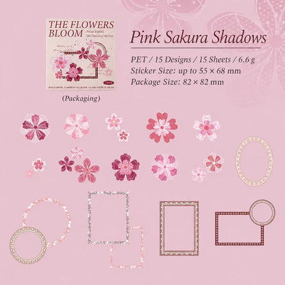 Full Bloom Floral Sticker Set – 20 Pieces