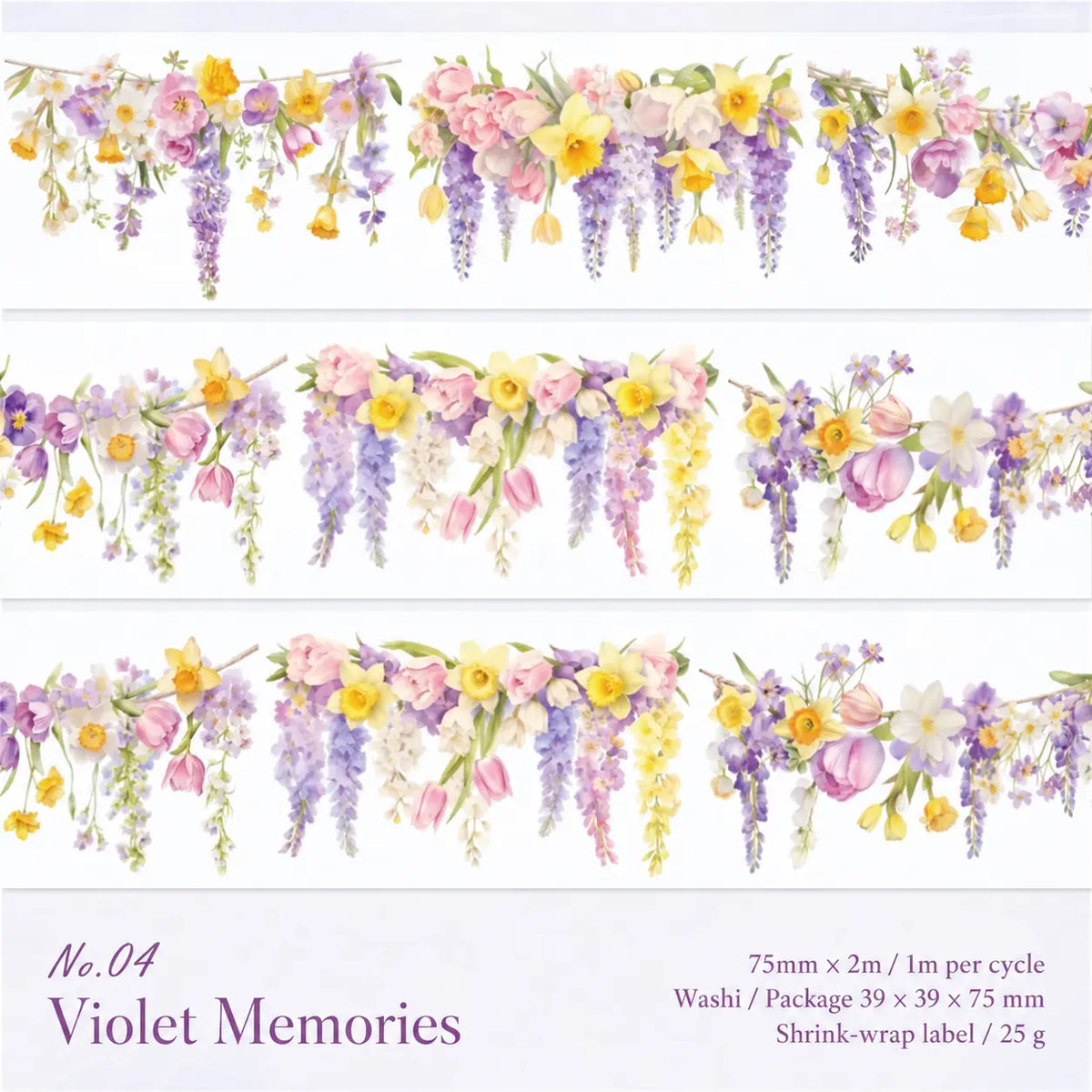 Washi Tape Jardin Sauvage
