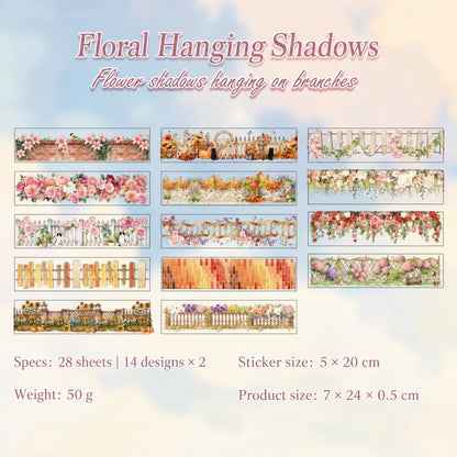 Paper Floral Vine Sticker Pack