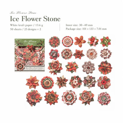 Christmas Floral Sticker Book