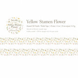 Yellow pistil flower branches