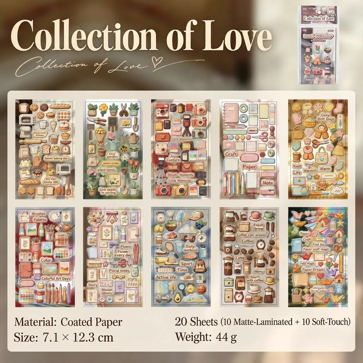 Dream Garden Tea Gathering Sticker Book