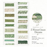 Tissage du rêve de la toile verte